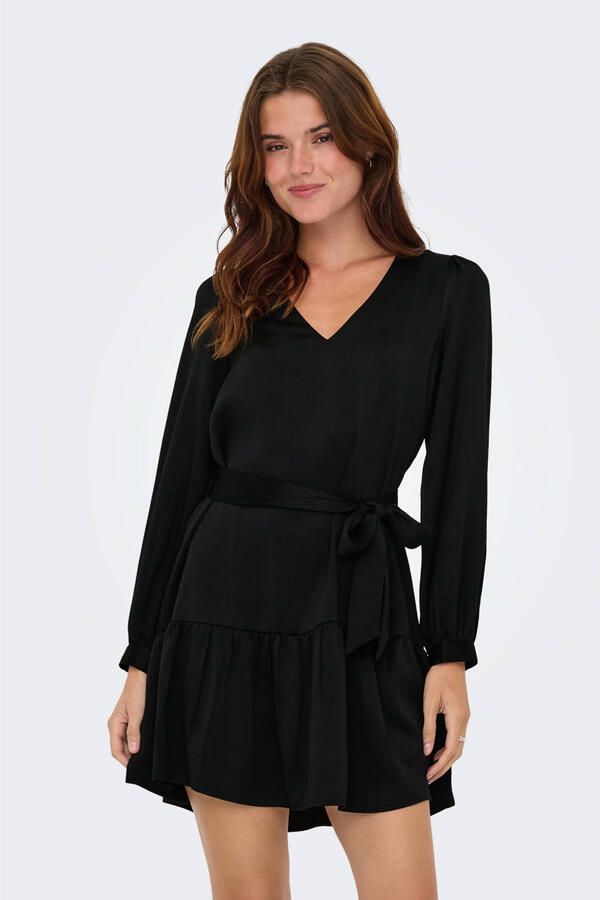 Only Tuniekjurk ONLNEW ALENA LIFE L S SHORT DRESS WVN