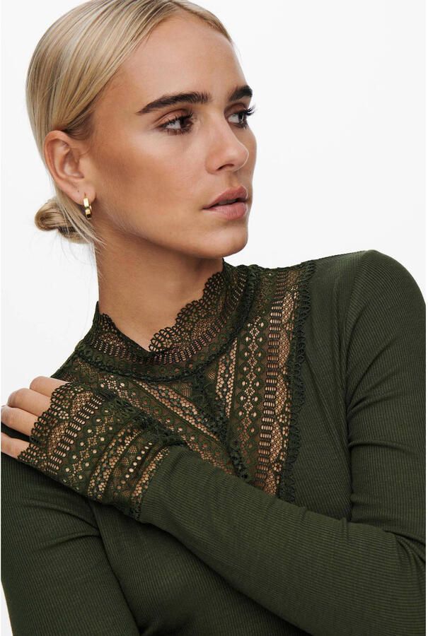 Only Slim fit shirt met lange mouwen van viscosemix model 'TILDE' - Foto 2