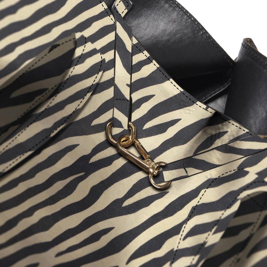 ONLY shopper ONLANNIKA met zebraprint zwart beige - Foto 2