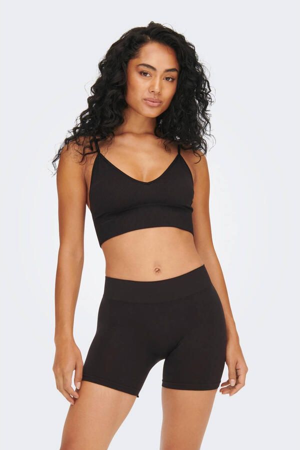 Only Hotpants ONLVICKY S-LESS MINI SHORTS 2-PACK (set 2-delig) - Foto 2