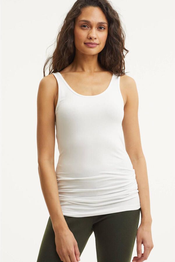 Only Lange tanktop voor dames Live love life Wit Dames - Foto 2