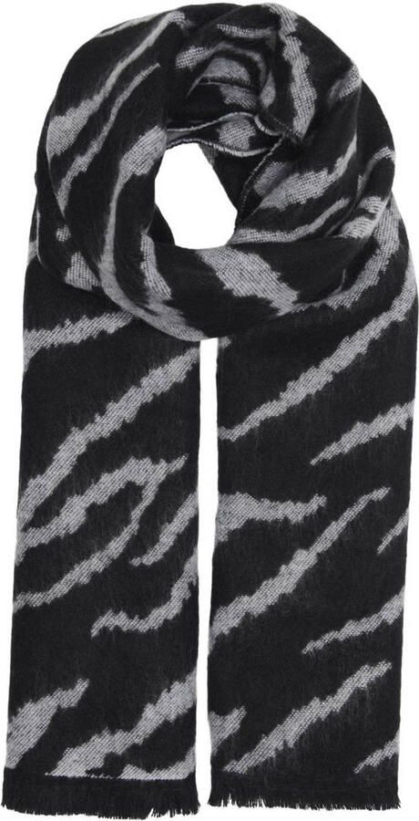 Only Zwart Acryl Sjaal Collectie Herfst Winter Black Dames
