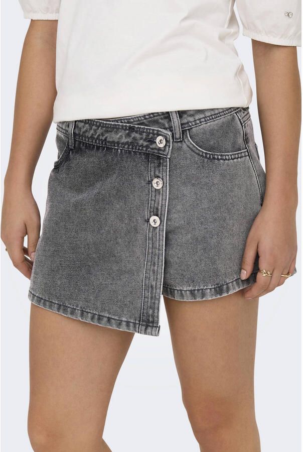 Only Lesly Denim Wrap Skort Dames