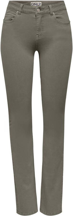 ONLY skinny jeans donkergroen