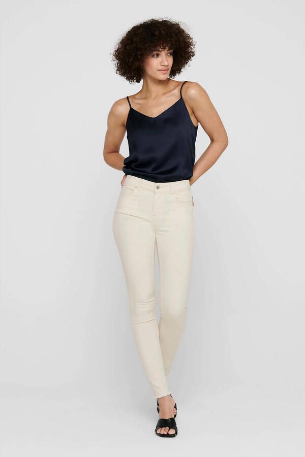Only Skinny fit mid waist jeans met stretch model 'Blush'