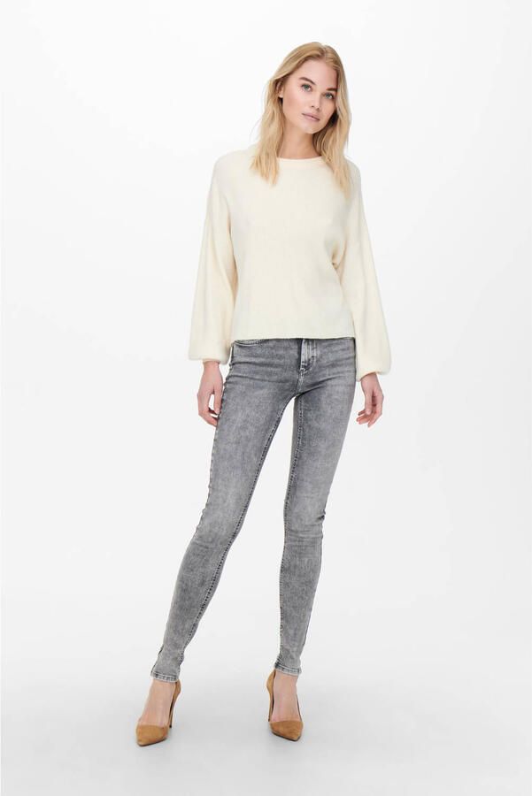 Only Jeans Oblush Life Mid Sk Tai918 Noos Grijs Dames - Foto 3