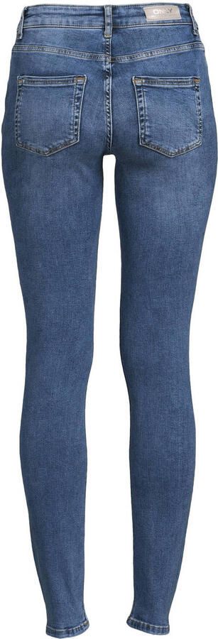 Only Skinny fit jeans ONLBLUSH – Skinny fit jeans met extra smalle snit Slijtage-effecten modieus skinny fit steekzakken effen