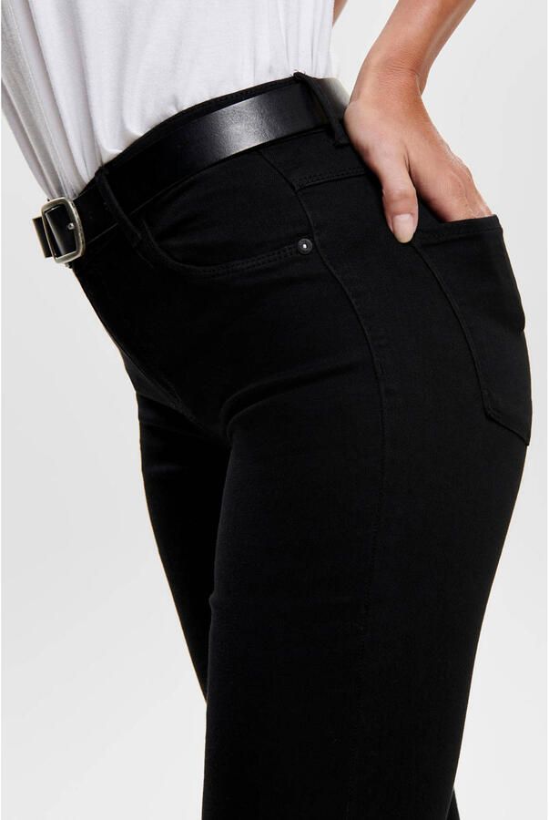 Only Zwarte Jeans met Rits en Knoopsluiting Black Dames - Foto 2