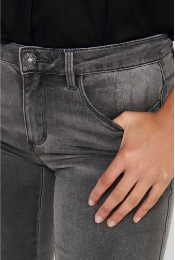 ONLY high waist skinny jeans ONLROYAL dark grey denim regular