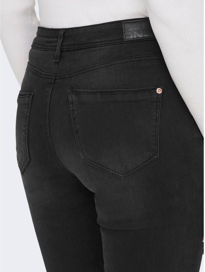 Only Skinny fit jeans met labelpatch model 'WAUW' - Foto 3