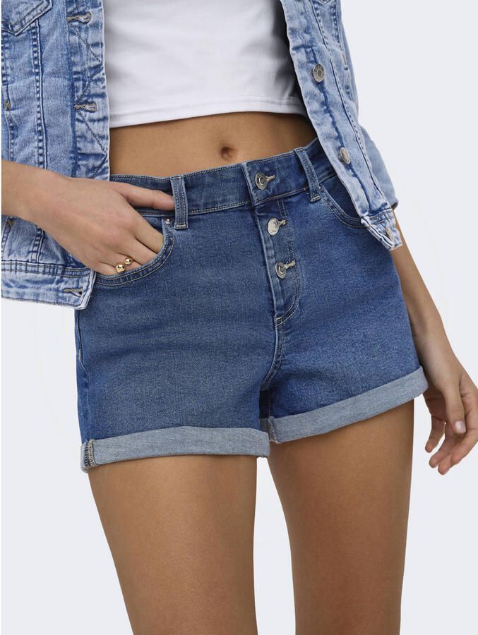 ONLY skinny low waist denim short