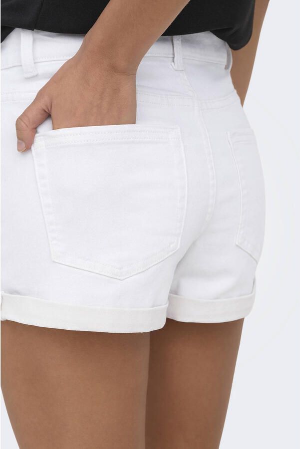 ONLY skinny low waist denim short wit - Foto 3