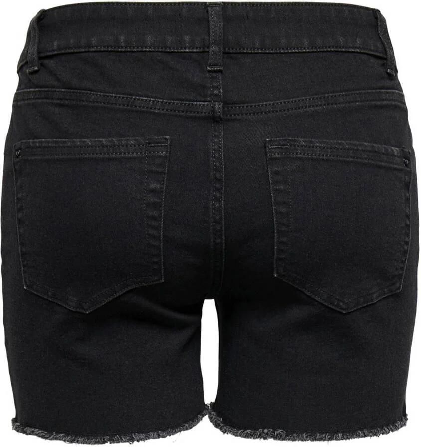 ONLY skinny regular waist denim short black denim - Foto 2