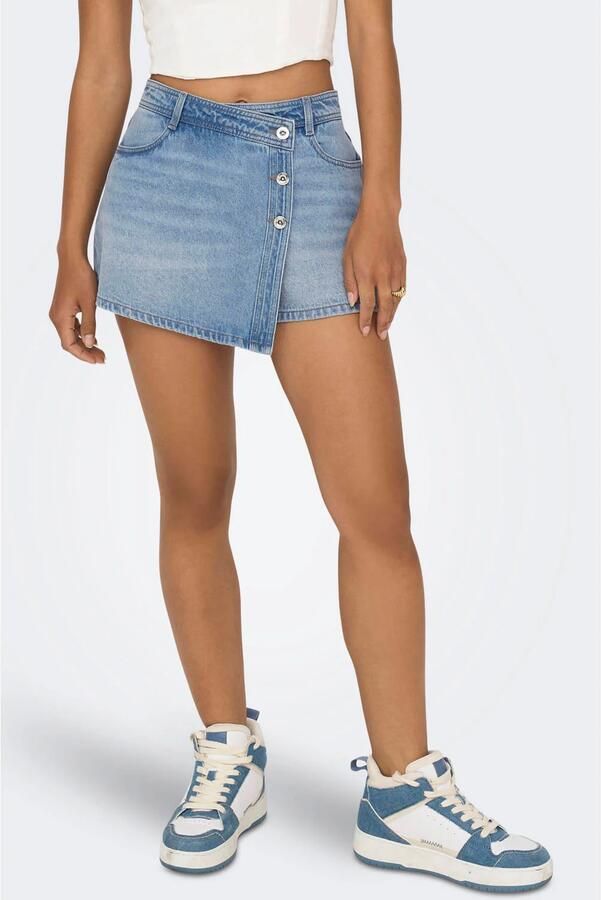 Only Regular fit korte jeansrok van puur katoen model 'LESLY'