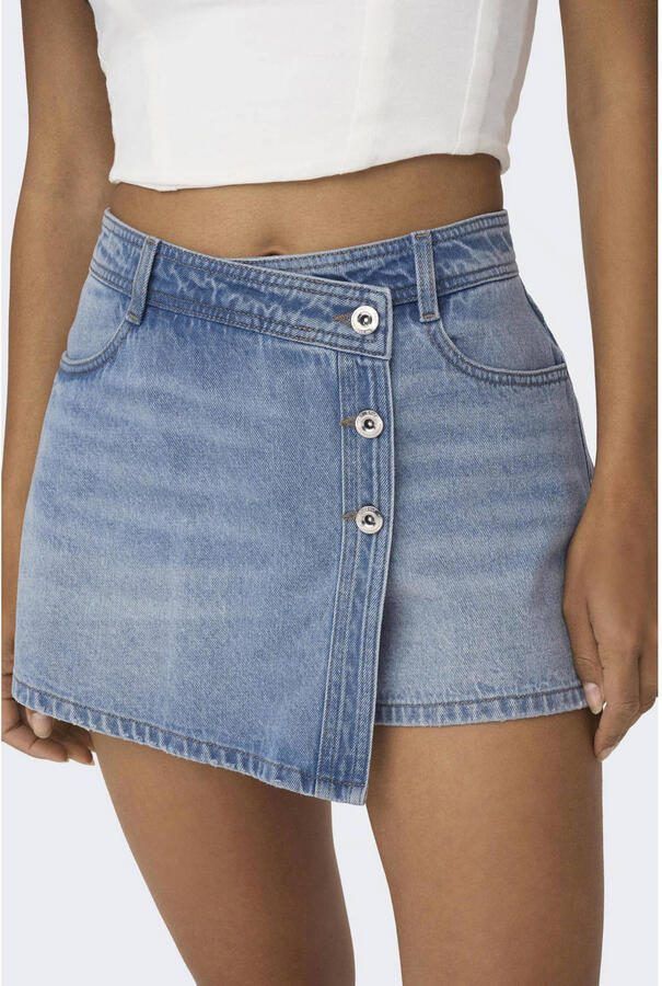 Only Regular fit korte jeansrok van puur katoen model 'LESLY' - Foto 2