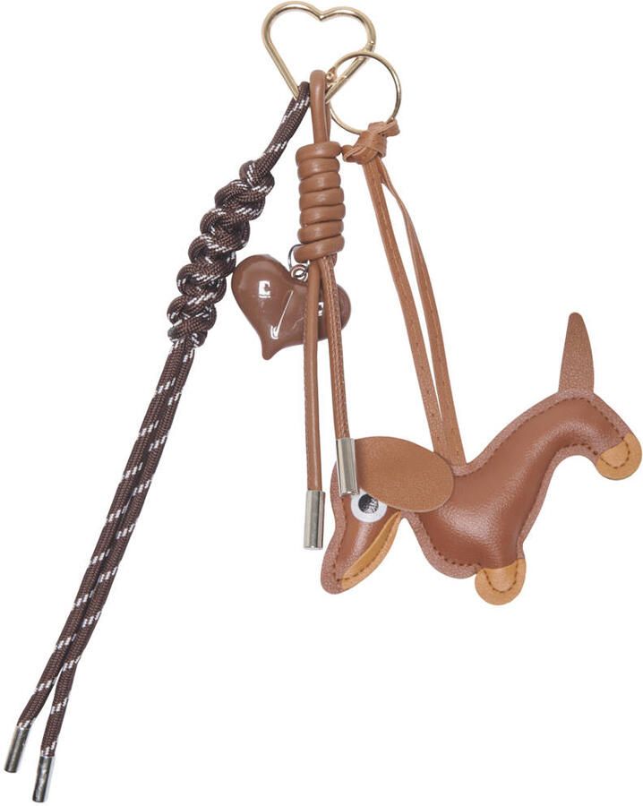 ONLY sleutelhanger ONLDASHY donkerbruin