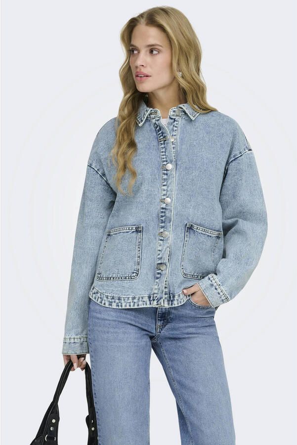 ONLY spijkerjas light blue denim