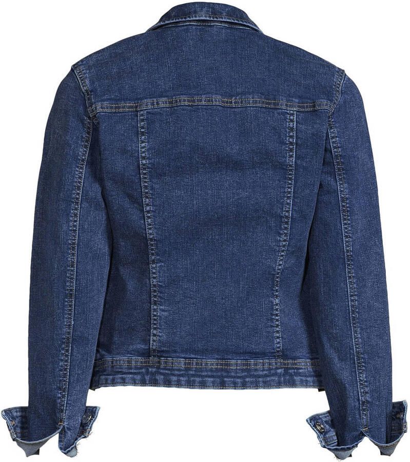 Only Jeansjack ONLTIA DNM JACKET MB BEX02 NOOS in lichte used-wassing met stretch - Foto 3