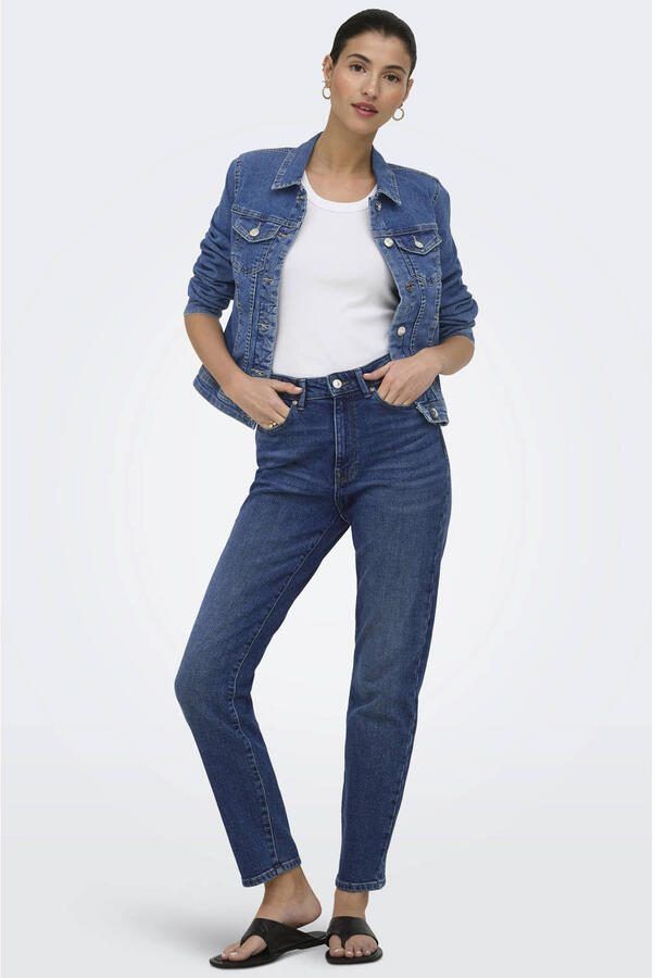 Only Jeansjack ONLWONDER – Spijkerjack met deelnaad en stretch zeer figuuraccentuerend casual denim katoenmix borstzakken - Foto 2