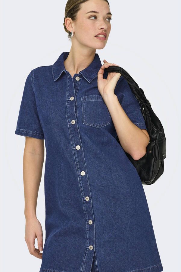 ONLY spijkerjurk dark blue denim