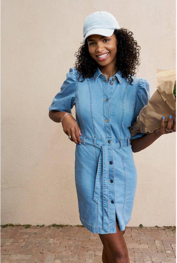 ONLY spijkerjurk light blue denim - Foto 2