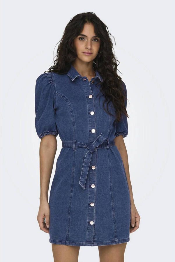 Only Jeans jurk ONLVIBBE SS BELT DNM DRESS NOOS