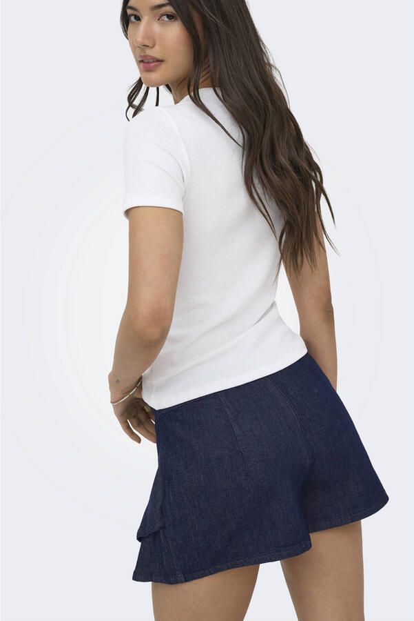 ONLY spijkerrok dark blue denim - Foto 3