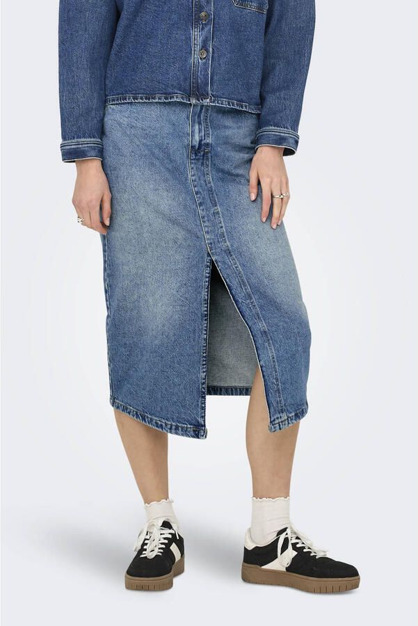 Only Jeansrok in midilengte van puur katoen model 'ENYA' - Foto 2