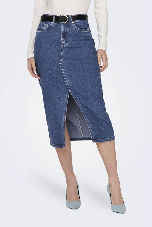 Only Jeans rok ONLSIRI FRONT SLIT SKIRT DNM GUA NOOS