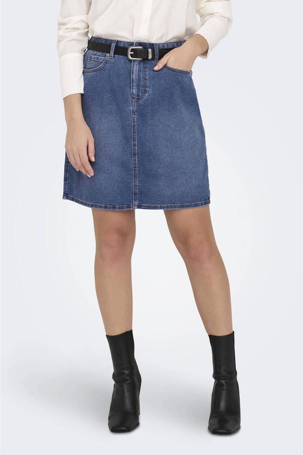 Only Nauwsluitende jeansrok van katoenmix model 'WONDER' - Foto 2