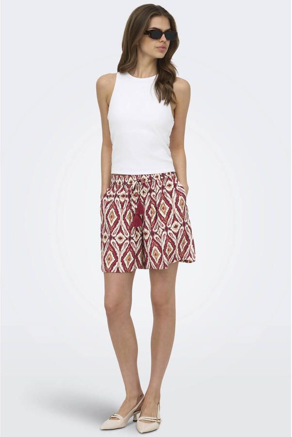 Only Mikasi String Detail Shorts Dames - Foto 3