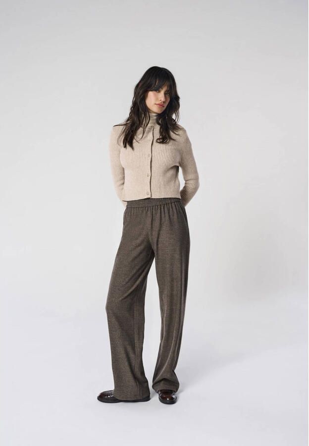 Only Comfortbroek ONLDELL MW WIDE PULL-UP PANT TLR NOOS
