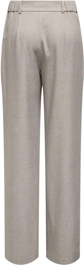 Only Regular fit wijde broek met sluiting met schuifhaakje model 'LINDA' - Foto 2