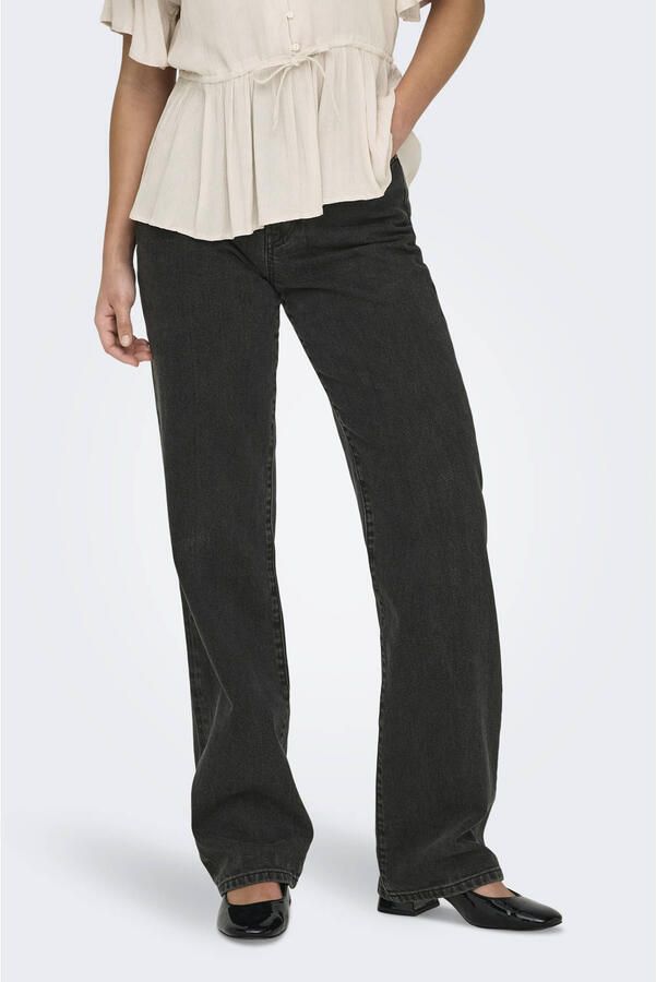 ONLY straight leg jeans black denim - Foto 1