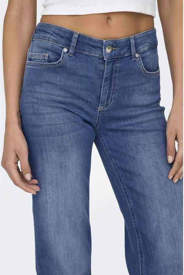 Only Straight jeans ONLBLUSH – Straight fit met klassiek 5-pocket-design straight fit denim jeans katoenmix coinpocket effen