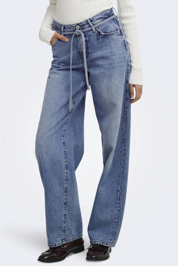 ONLY straight leg jeans ONLGIANNA medium blue denim - Foto 2