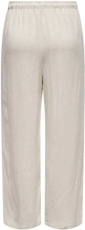 Only Ruime broek van een mix van viscose en linnen model 'SIESTA'