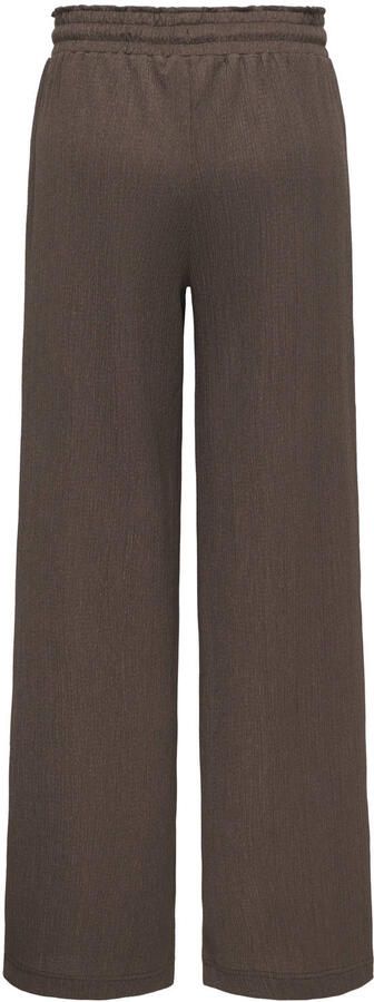 ONLY straight regular waist casual broek bruin - Foto 2