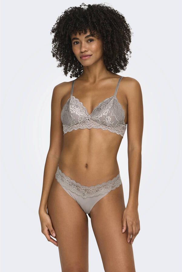 ONLY string ONLCHLOE (set van 3) grijs