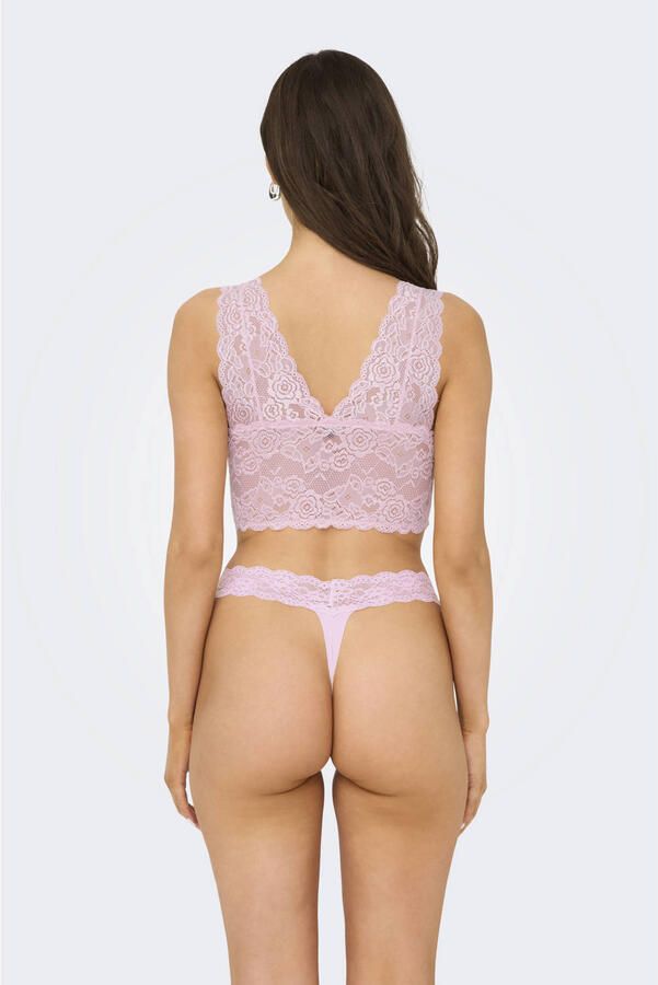 ONLY string ONLCHLOE (set van 3) roze - Foto 3