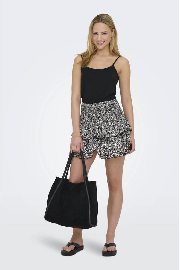 Only Minirok met gesmokte band model 'NADJA' - Foto 3