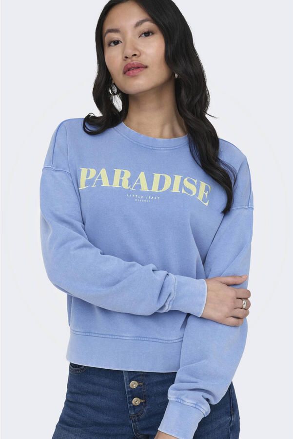 ONLY sweater blauw - Foto 3