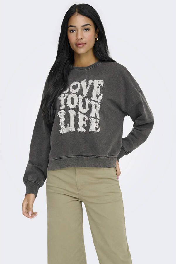 ONLY sweater grijs