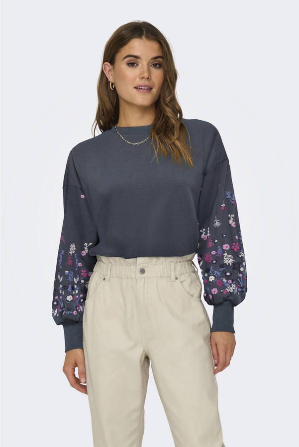 Only Sweatshirt ONLBROOKE L S O-NECK FLOWER SWT - Foto 2