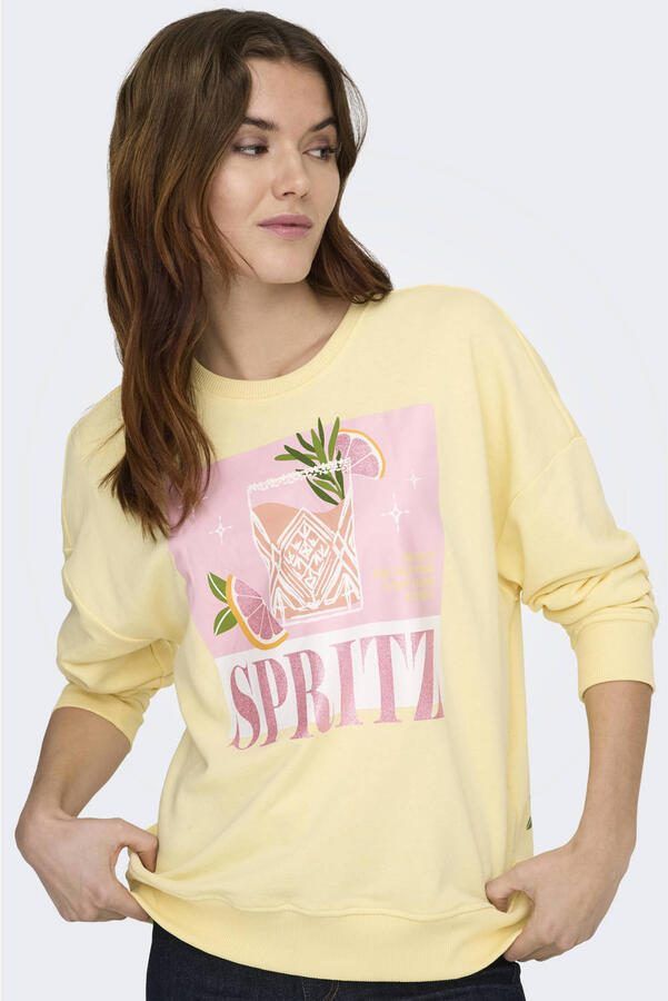 ONLY sweater lichtgeel