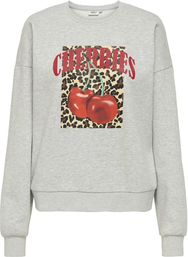 Only Sweatshirt ONLJOLANA L S O-NECK BERRY PRINT CS SWT