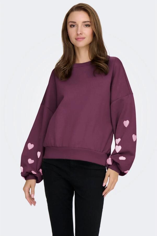 ONLY sweater met hartjes