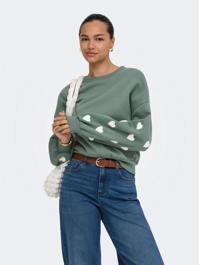 ONLY sweater met hartjes