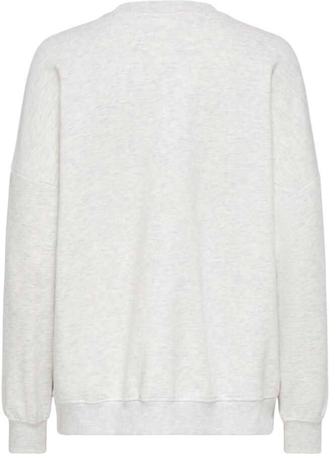 ONLY sweater met print lichtgrijs lichtroze - Foto 2