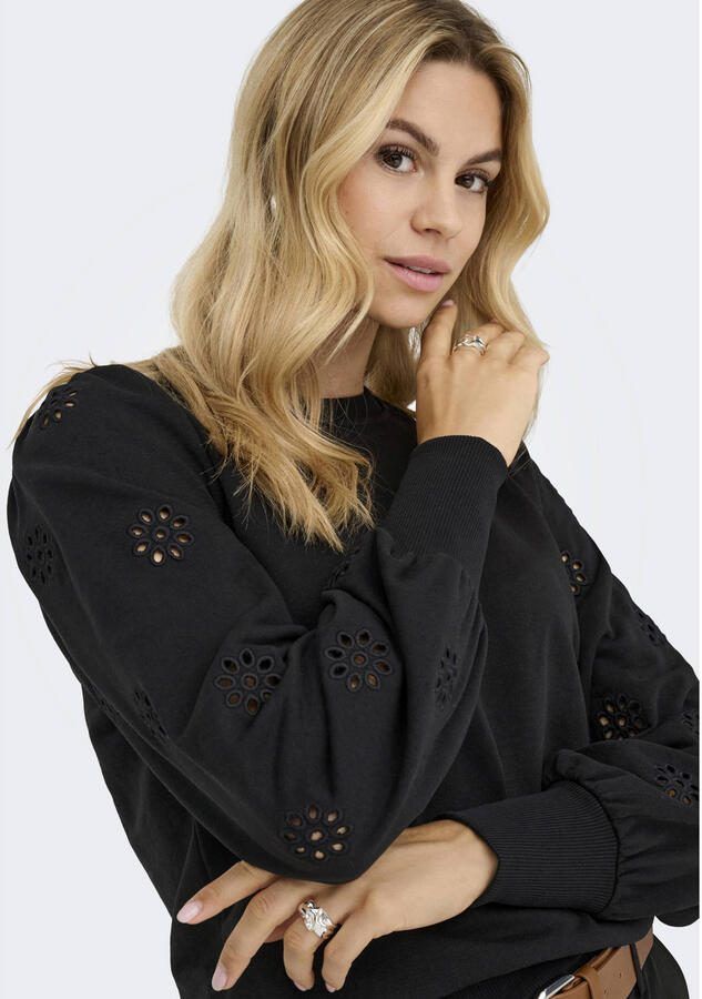 Only Sweatshirt ONLFEMME L S PUFF EMBROIDERY UB SWT - Foto 2